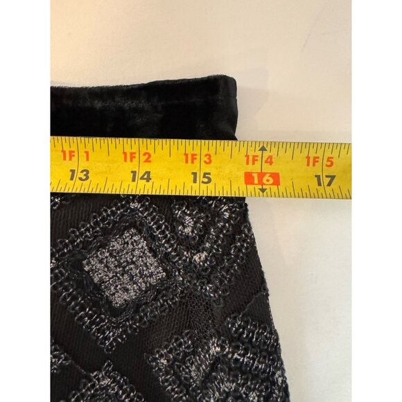 Jeff Gallano Black Gray Skirt Suit Geometric Jacket Skirt France T2 Medium MINT - Picture 15 of 16